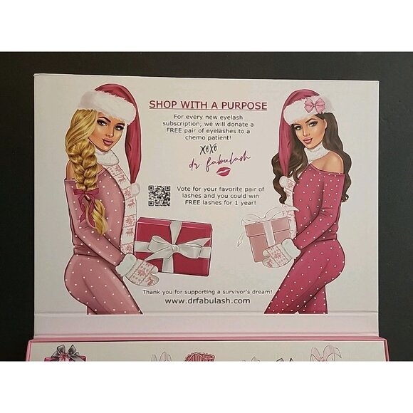 24 Days of Lash-Mas - Eyelash Advent Calendar - 19"x13"x1" - NEW NIP UNOPENED - Picture 4 of 13